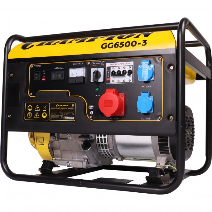 Бензиновый генератор CHAMPION GG6500-3 CH-GG6500-3 Бензиновый генератор CHAMPION GG6500-3 CH-GG6500-3
