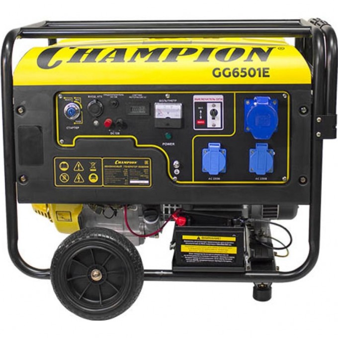 Бензиновый генератор CHAMPION GG6501E+ATS CH-GG6501E+ATS Бензиновый генератор CHAMPION GG6501E+ATS CH-GG6501E+ATS