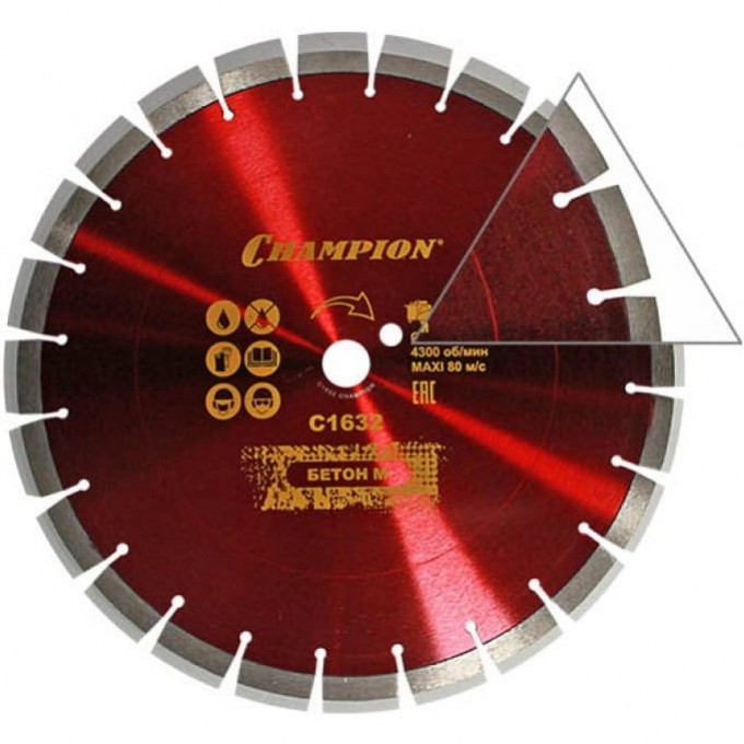 Диск алмазный CHAMPION M С1632 CH-C1632 Диск алмазный CHAMPION M С1632 CH-C1632