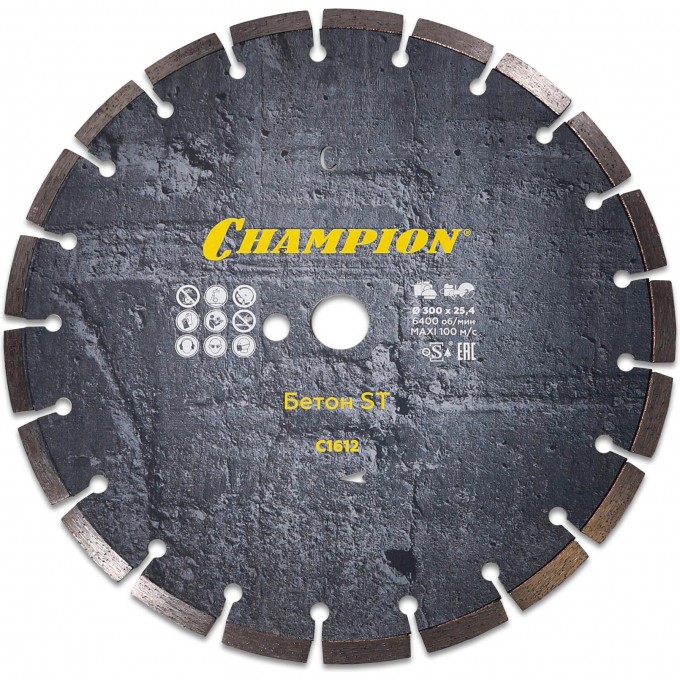 Диск алмазный CHAMPION ST С1612 CH-C1612 Диск алмазный CHAMPION ST С1612 CH-C1612