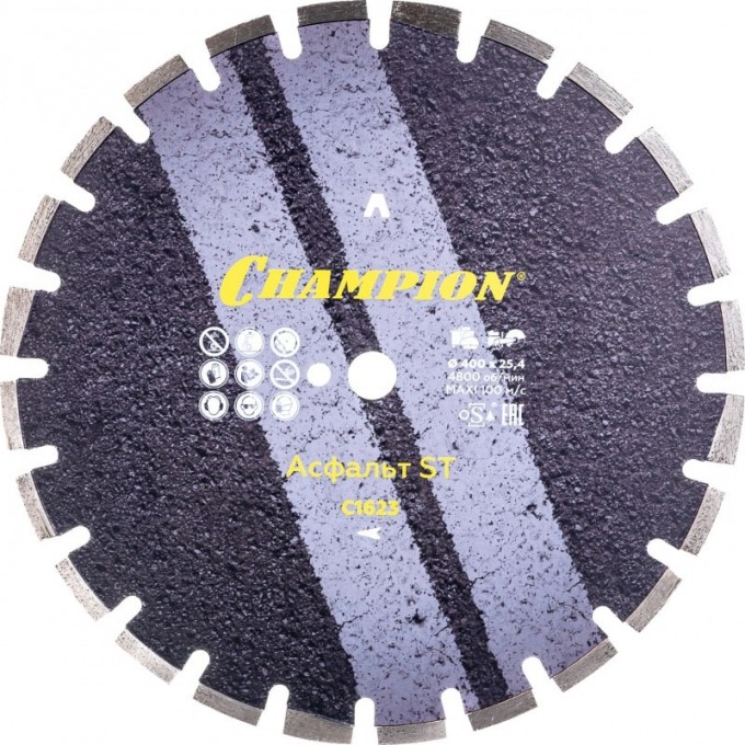 Диск алмазный CHAMPION ST С1623 CH-C1623 Диск алмазный CHAMPION ST С1623 CH-C1623