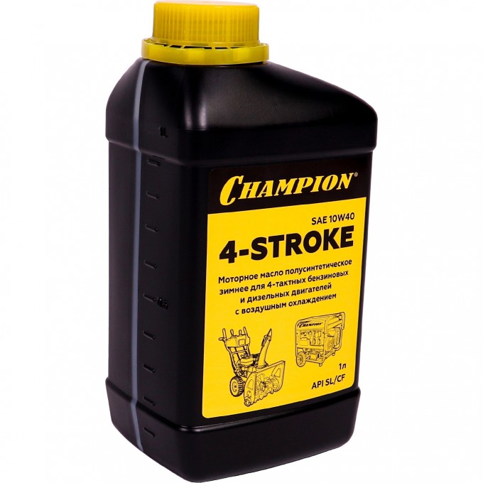 Масло для 4-тактных двигателей CHAMPION API SL/CF SAE 10W40, 1л CH-952853 Масло для 4-тактных двигателей CHAMPION API SL/CF SAE 10W40, 1л CH-952853